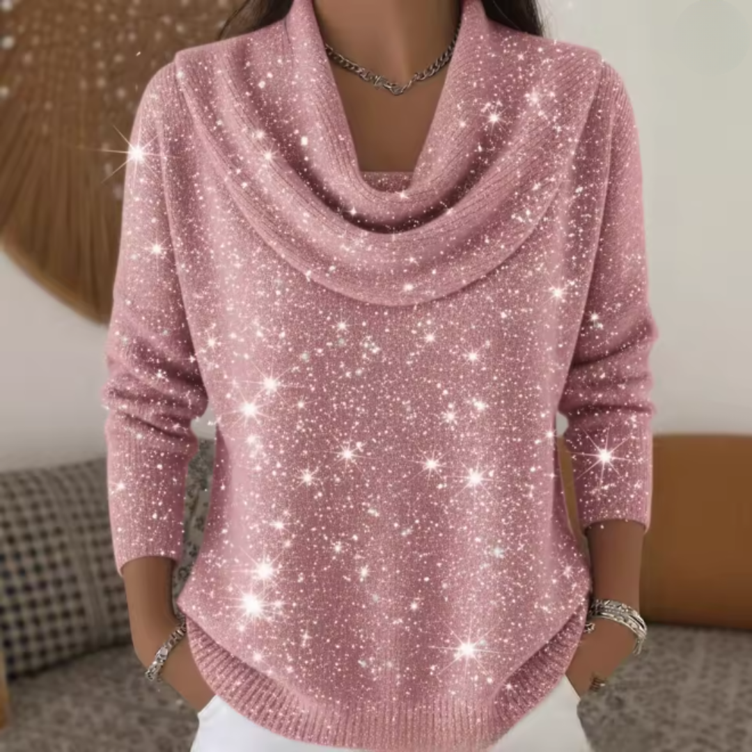 Lana | Elegant tröja med glittrande detaljer – bild 4