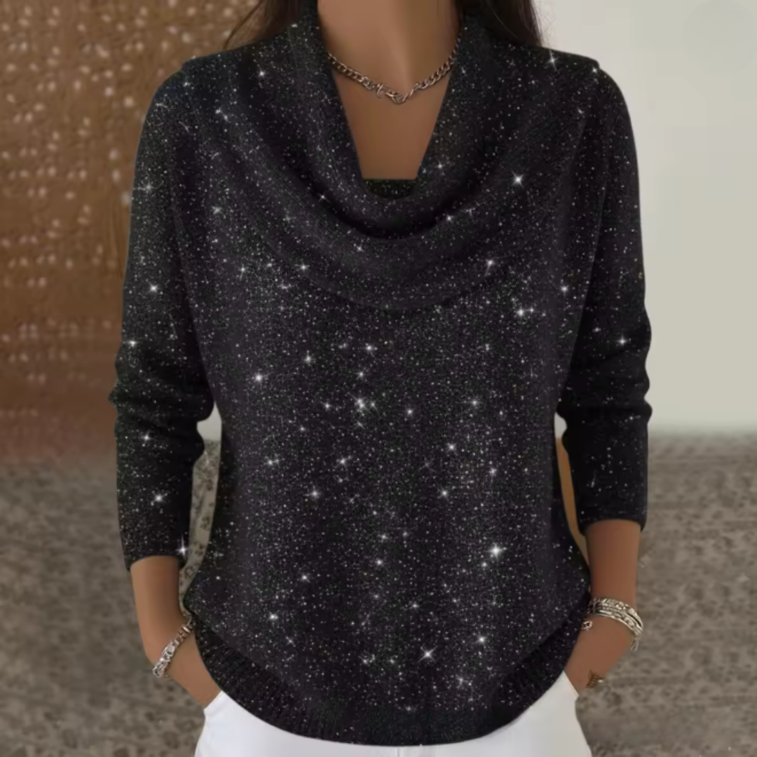 Lana | Elegant tröja med glittrande detaljer – bild 3