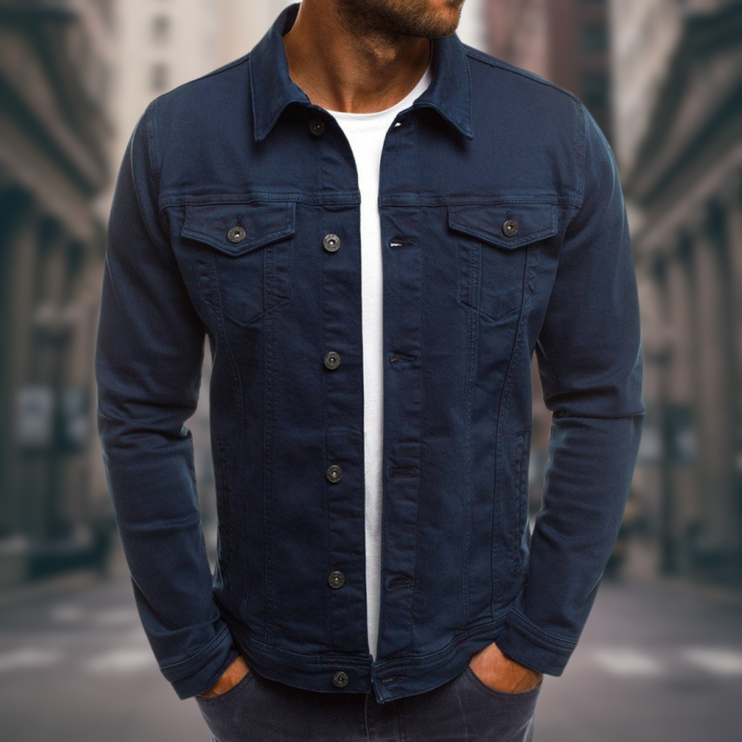 Anthony™ - Denimjacka med Skräddad Passform – bild 4