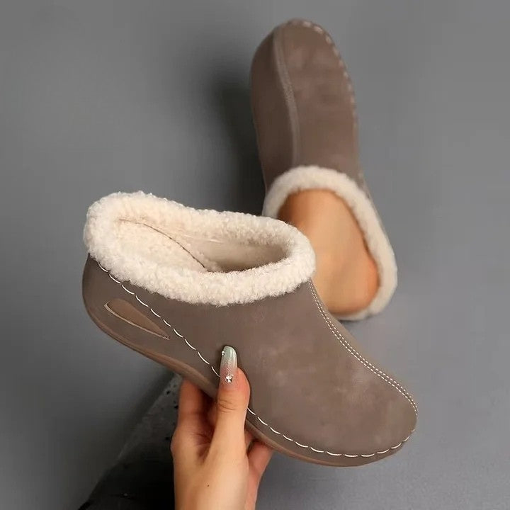 Novar | Pälsfodrade slip-on-sandaler – bild 3