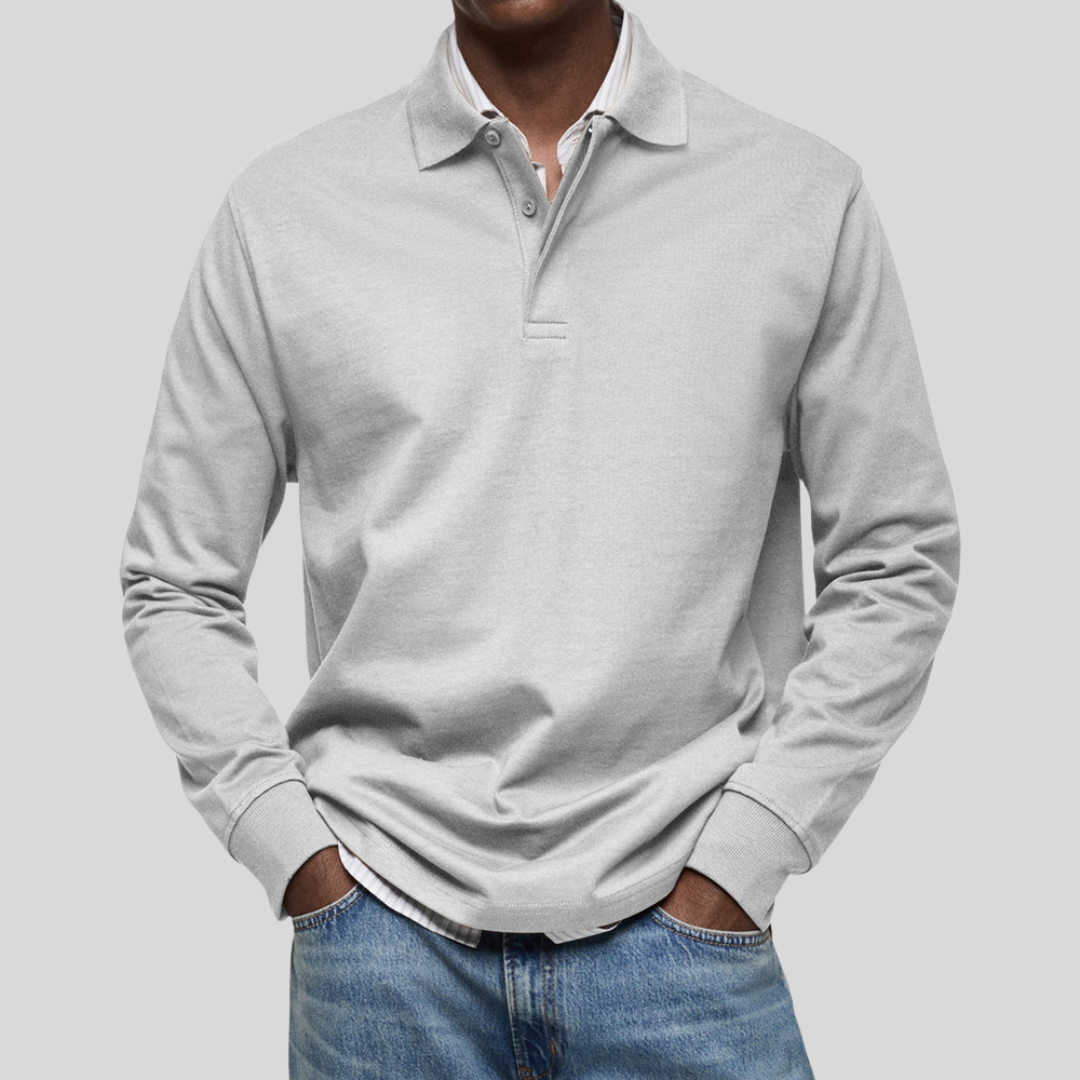 Andre | Lyxig Långärmad Polo – bild 4