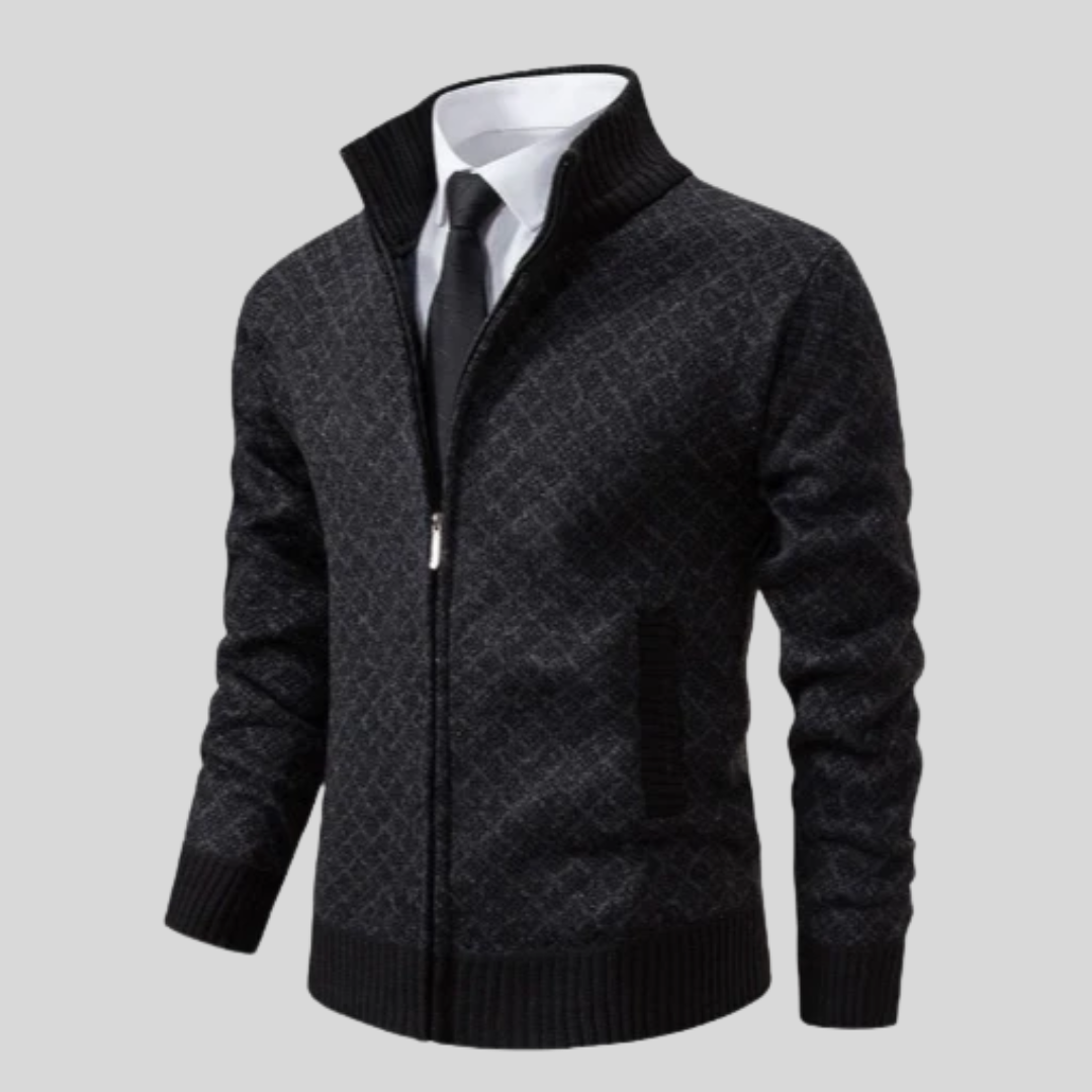 Capsten™ - Elegant Stickad Kofta – bild 4