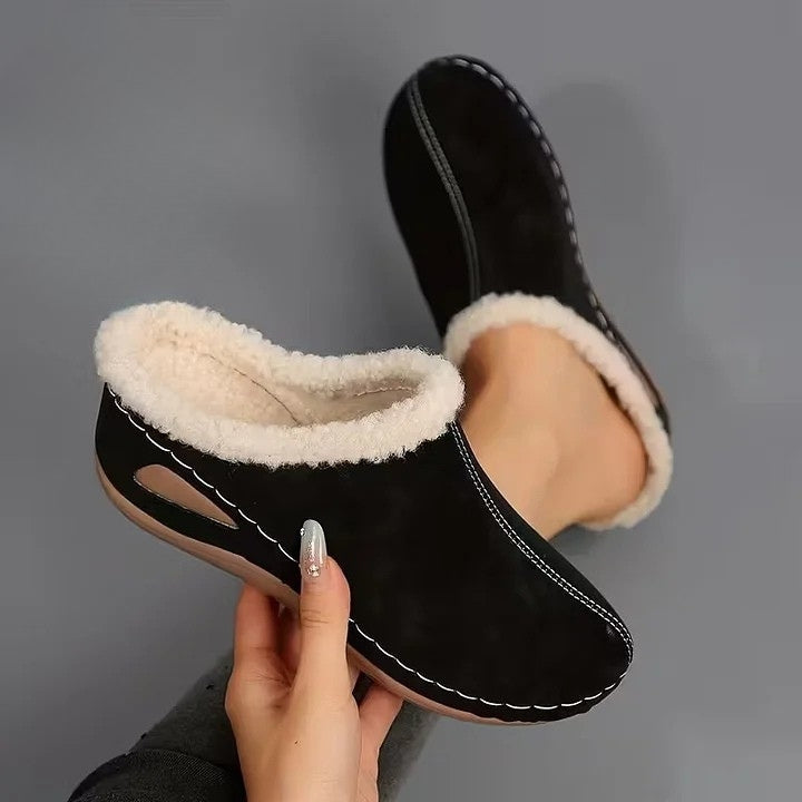 Novar | Pälsfodrade slip-on-sandaler – bild 2