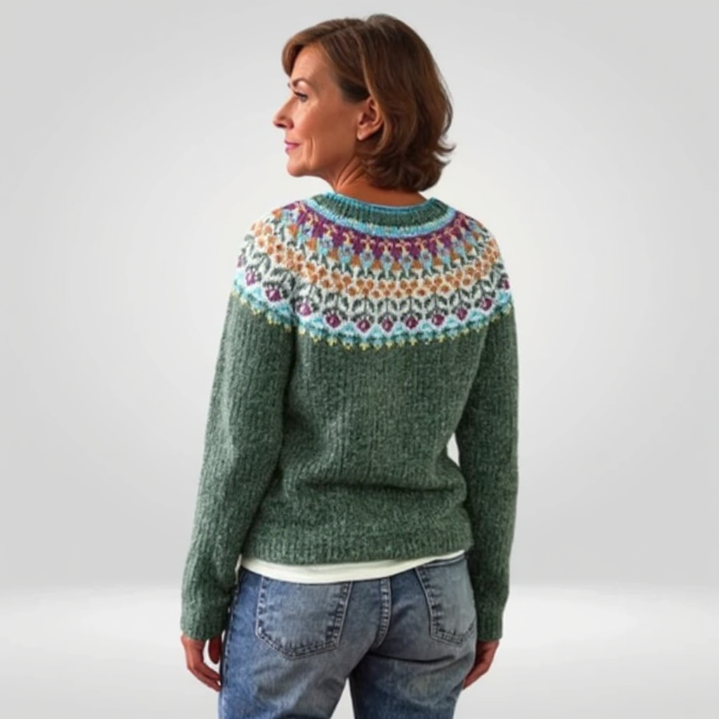Abigail | Vintage Islandstrikpullover – bild 3