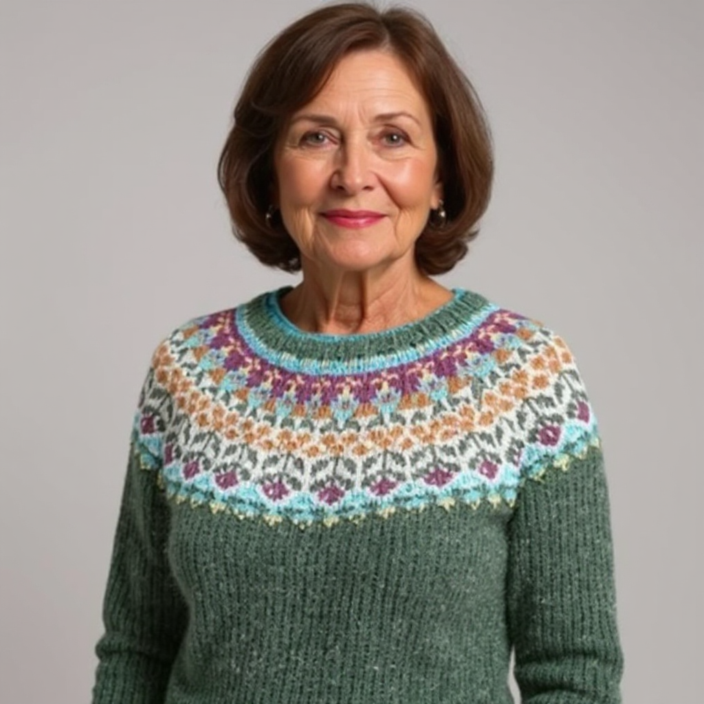 Abigail | Vintage Islandstrikpullover – bild 4