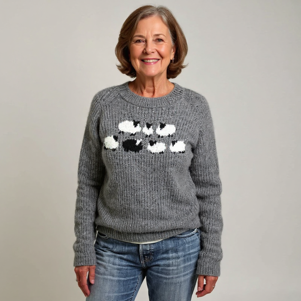 Amanda | Vintage Islandstrikpullover – bild 2