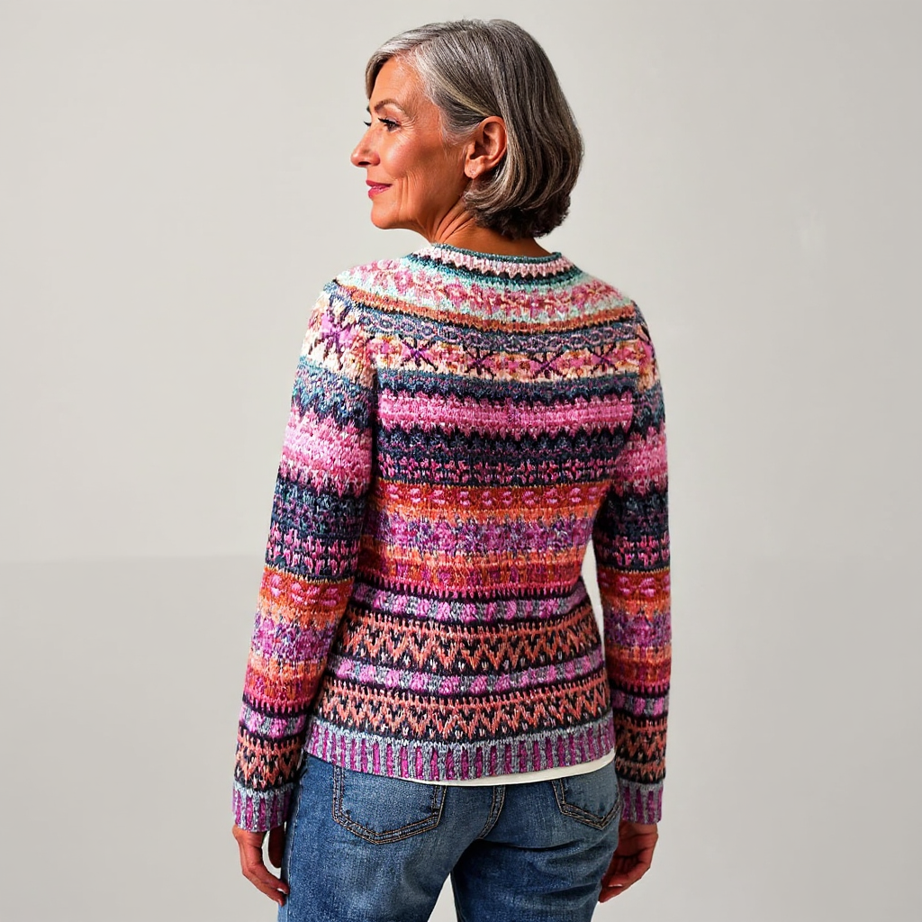 Amy | Vintage Islandstrikpullover – bild 3