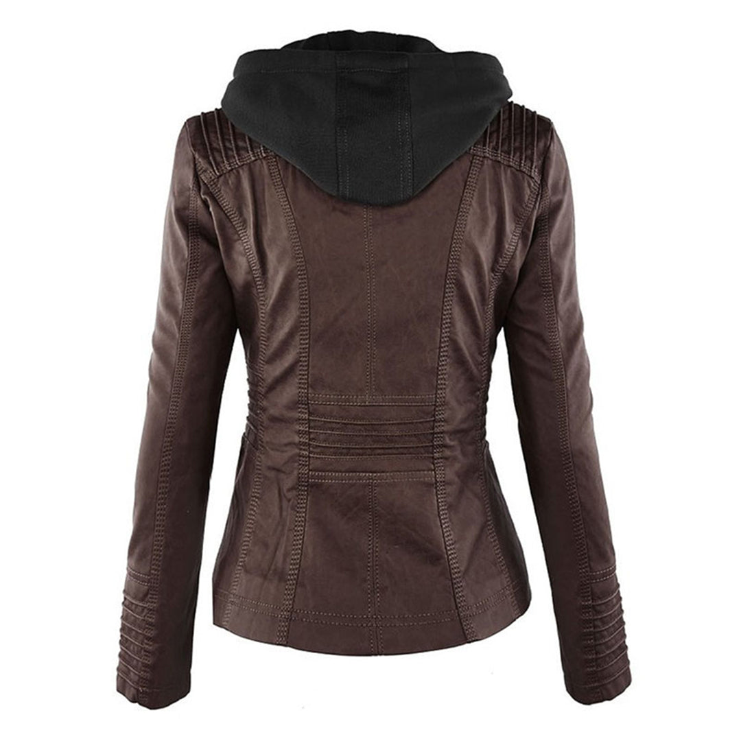 Monica | Elegant jacka med huva – bild 6