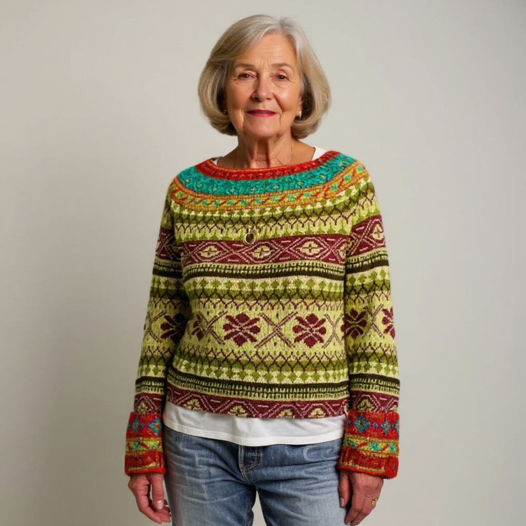 Caitlin | Vintage Islandpullover – bild 2