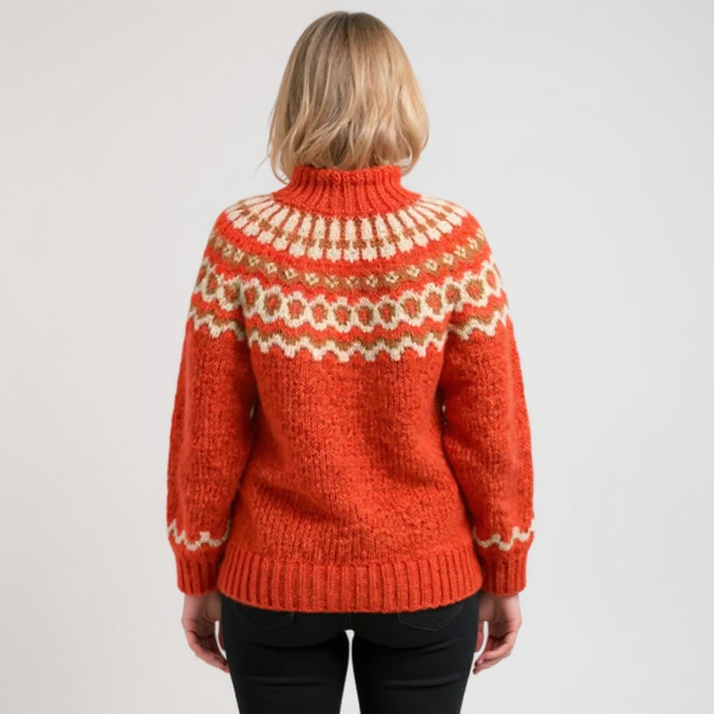 Carla | Vintage Islandstrikpullover – bild 10