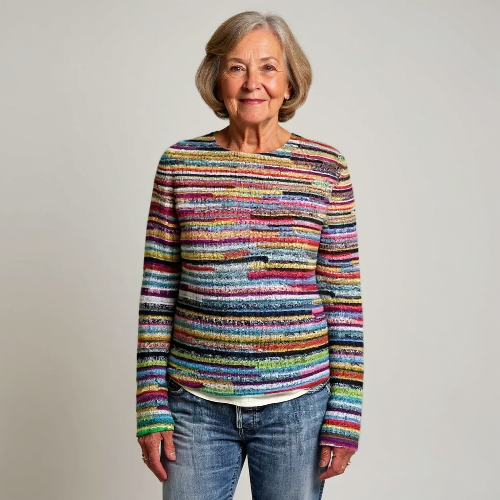 Christina | Vintage Islandstrikpullover – bild 2