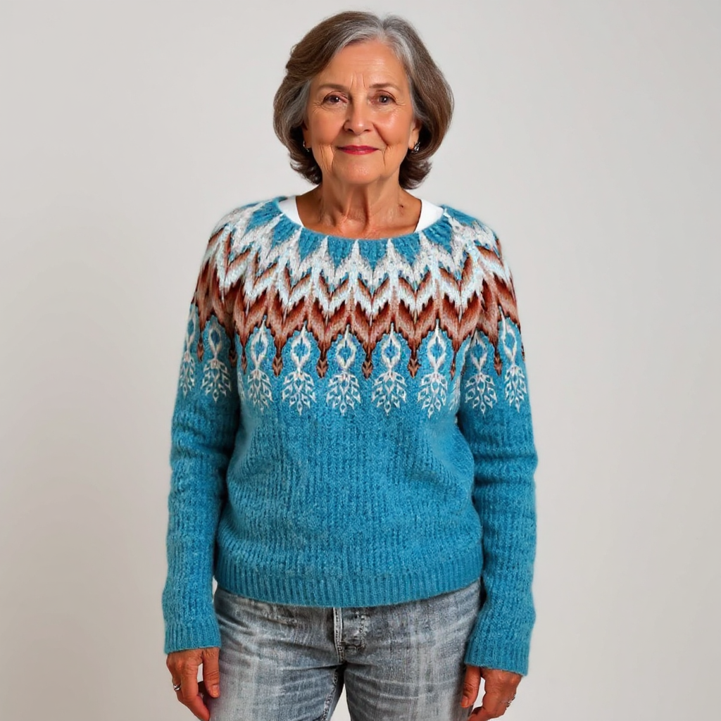 Elaine | Vintage Islandstrikpullover – bild 2