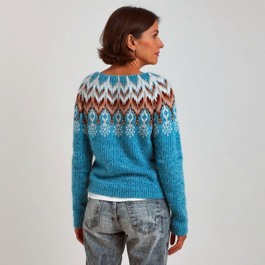 Elaine | Vintage Islandstrikpullover – bild 3