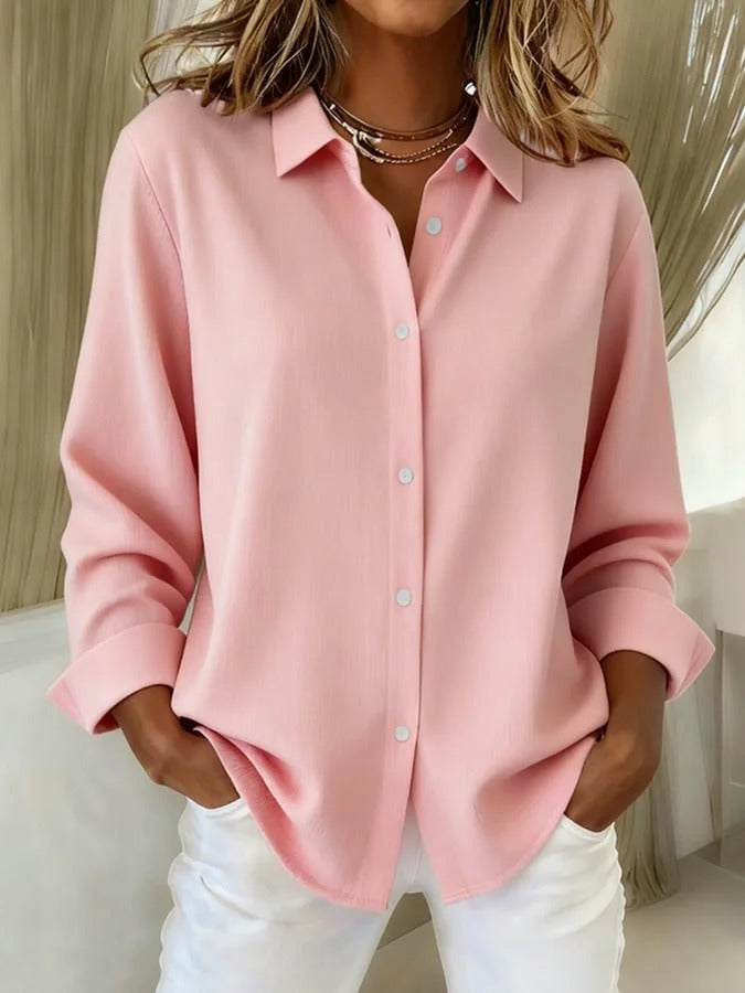 Tove | Elegant blus med knapplist – bild 2