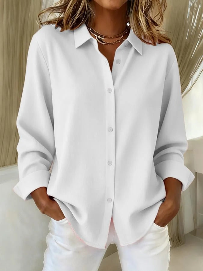 Tove | Elegant blus med knapplist – bild 5