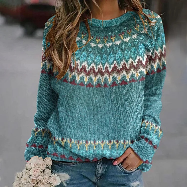 Gloria | Vintage Islandstrikpullover