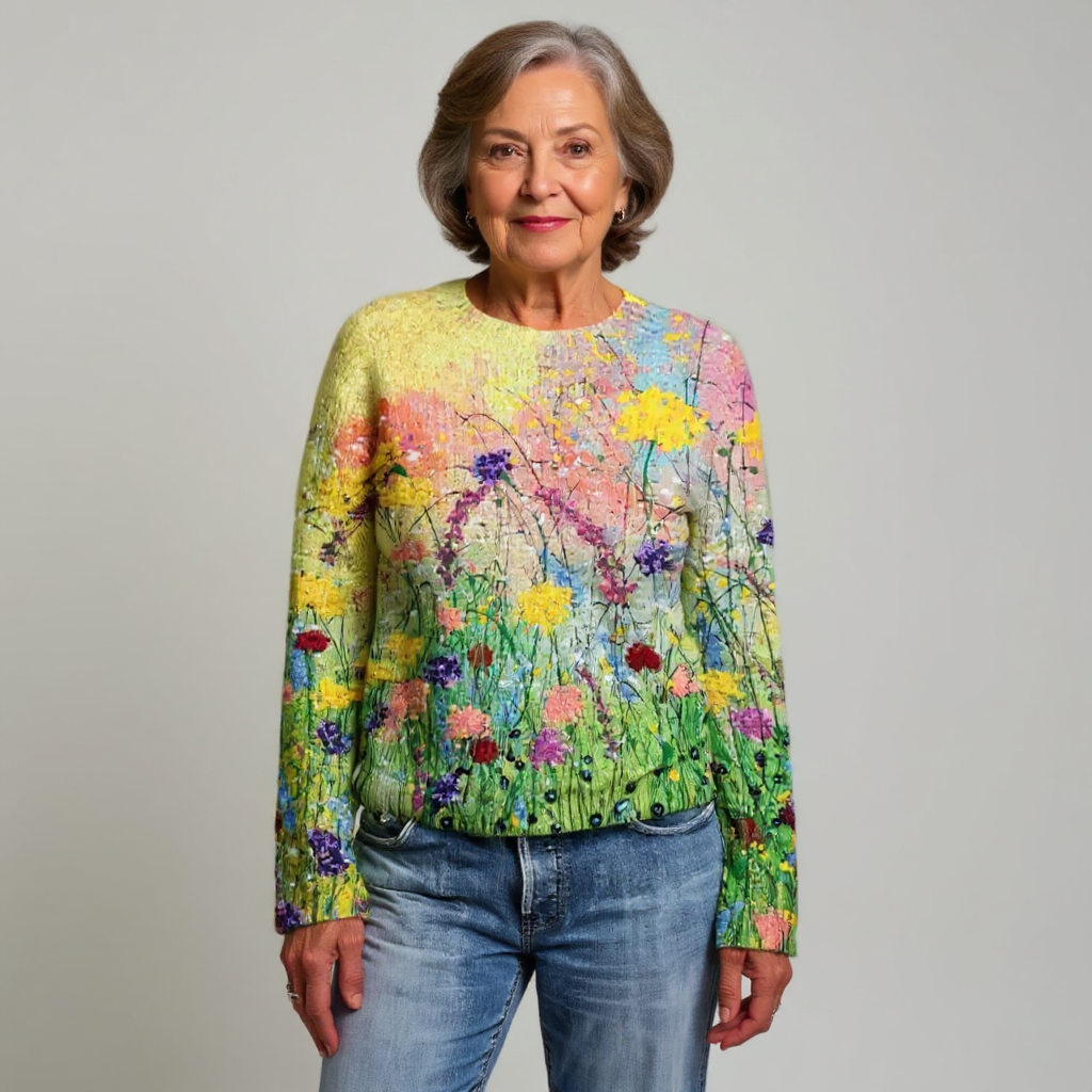 Grace | Vintage Islandstrikpullover – bild 2