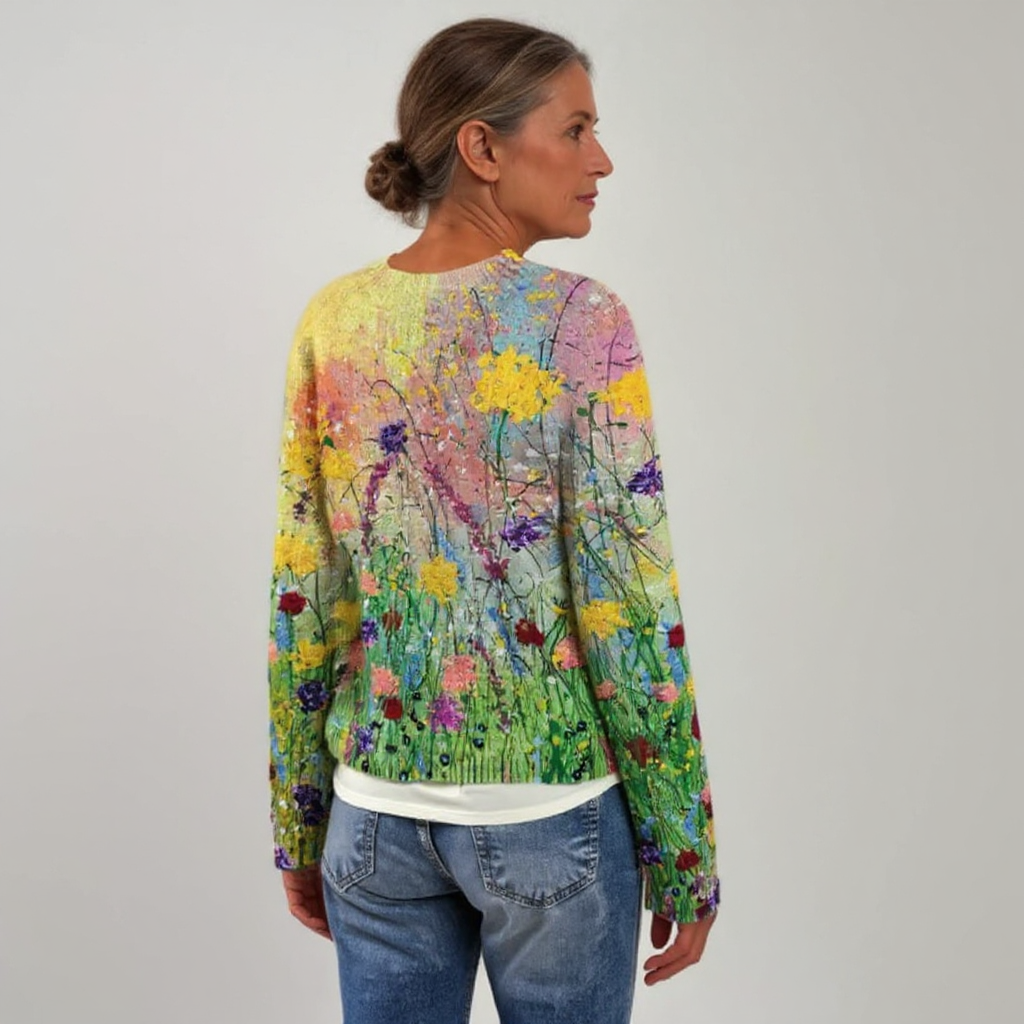 Grace | Vintage Islandstrikpullover – bild 3