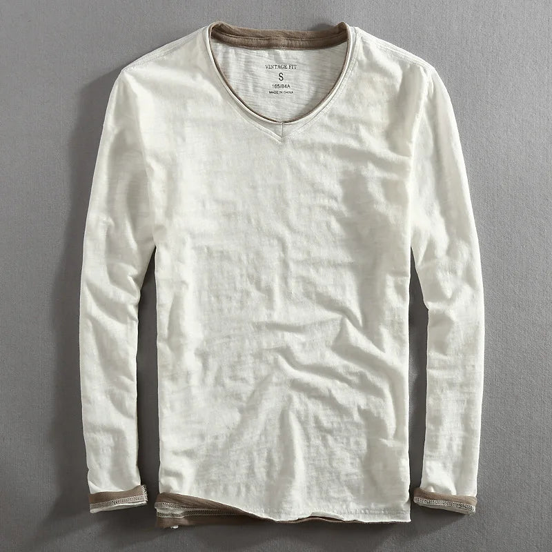 Maiko™ - Mäns Bekväma och Eleganta Långärmade Skjorta – bild 3