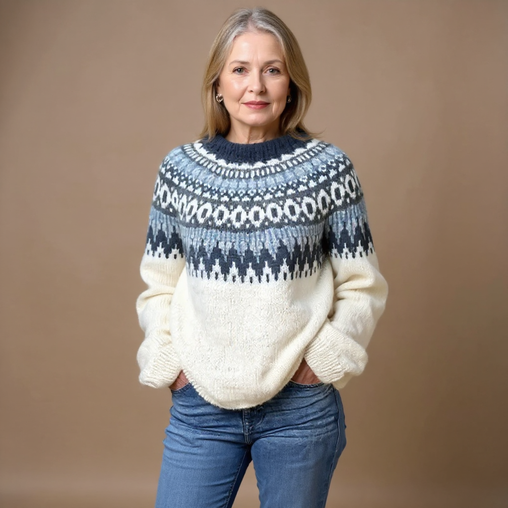 Janet | Vintage Islandstrikpullover – bild 2