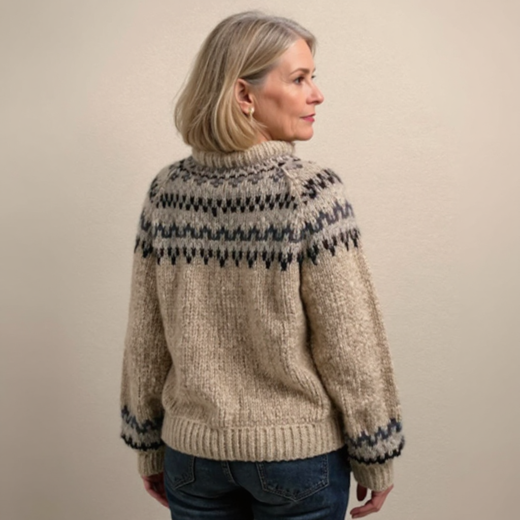 Karen | Vintage Islandstrikpullover – bild 3