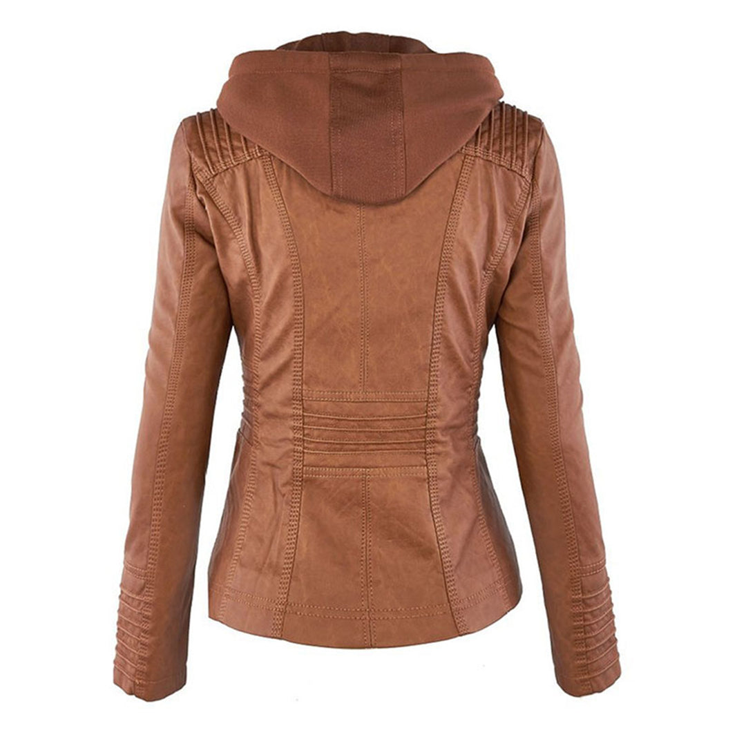 Monica | Elegant jacka med huva – bild 4