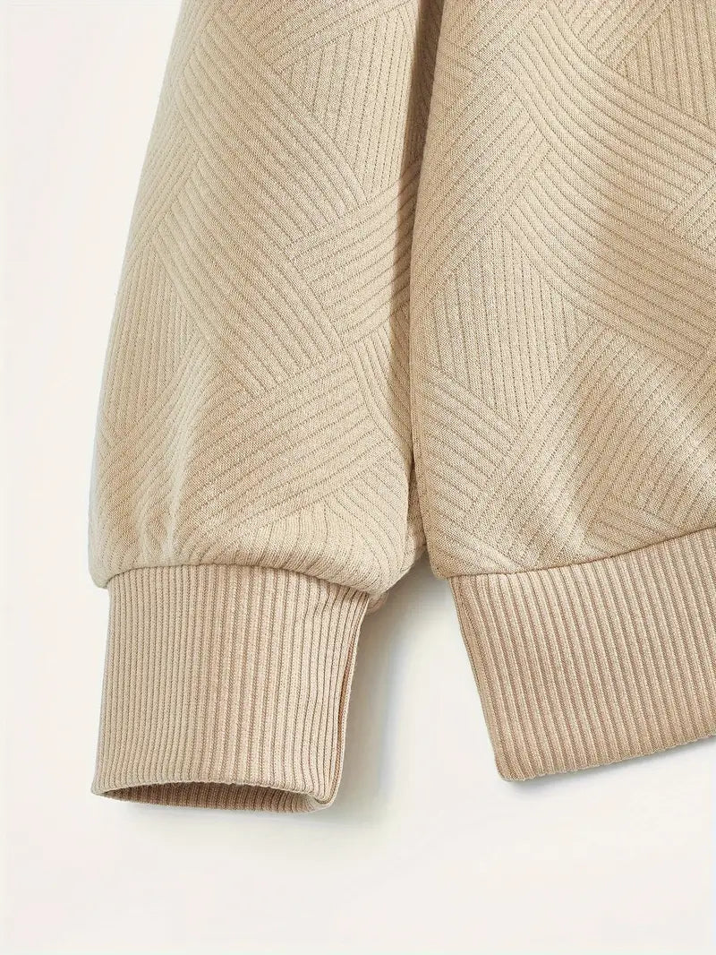 Oscar™ – Vintage Zip-Up Tröja med Geometriskt Mönster – bild 11
