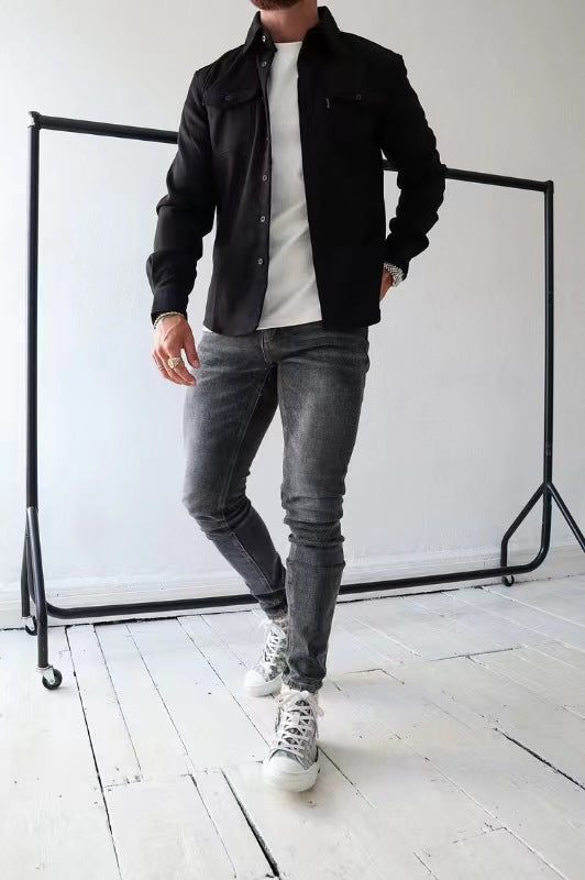 Acari™ - Skjortjacka Med Knappstängning – bild 7