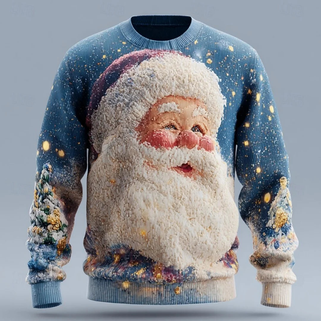 Joris™ - Unisex Limited-Edition Bekväm Tröja med 3D-tryck av Jultomten – bild 4