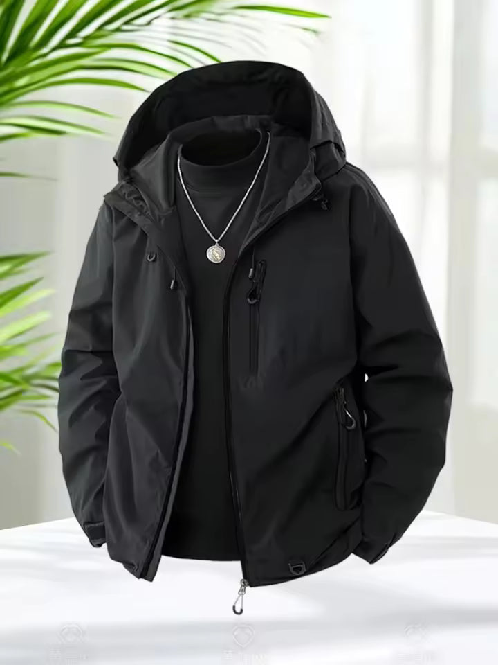 Rivor™ - Lättviktig Vattentät Outdoorjacka med Huva – bild 2