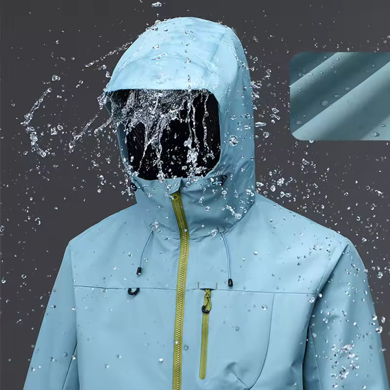 Rivor™ - Lättviktig Vattentät Outdoorjacka med Huva – bild 5