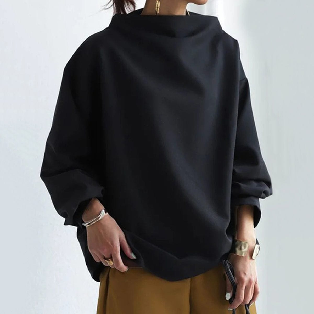 Elly | Höghalsad casual tröja – bild 7