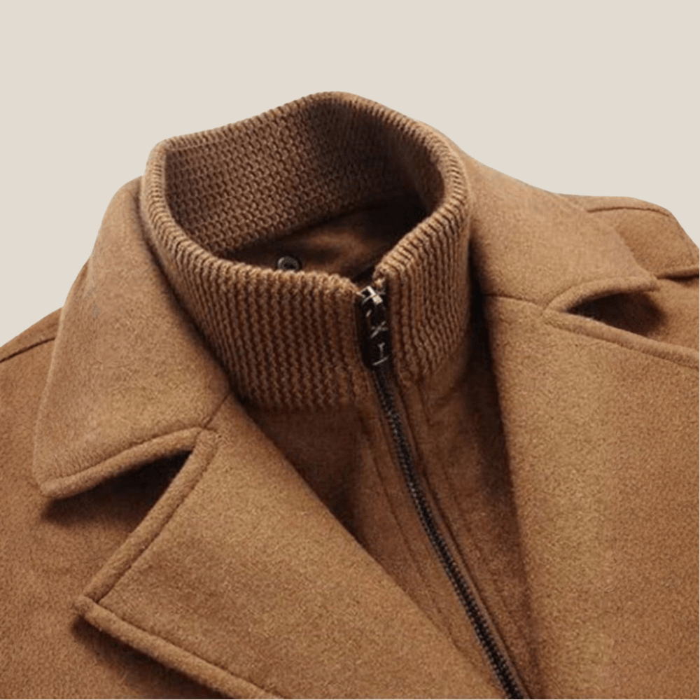 Andre - Klassisk peacoat i ull med tidlös elegans – bild 7