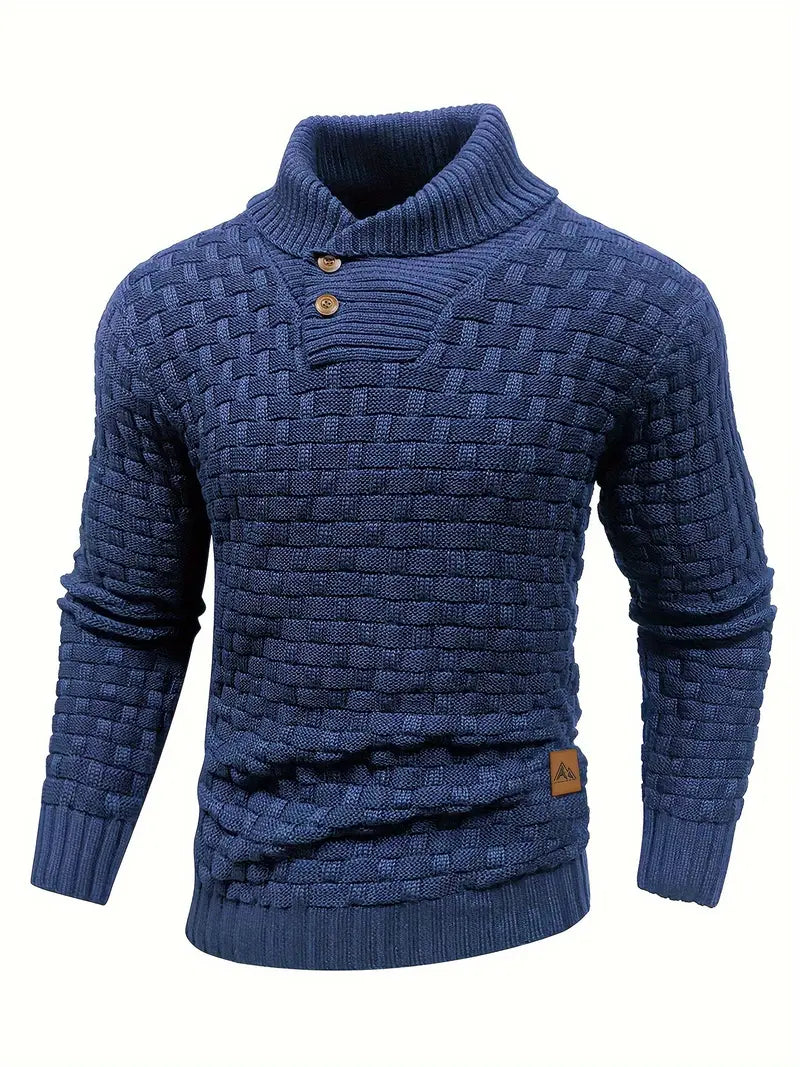 Valmo™ - Mäns Stiliga och Bekväma Stickade Tröja – bild 2