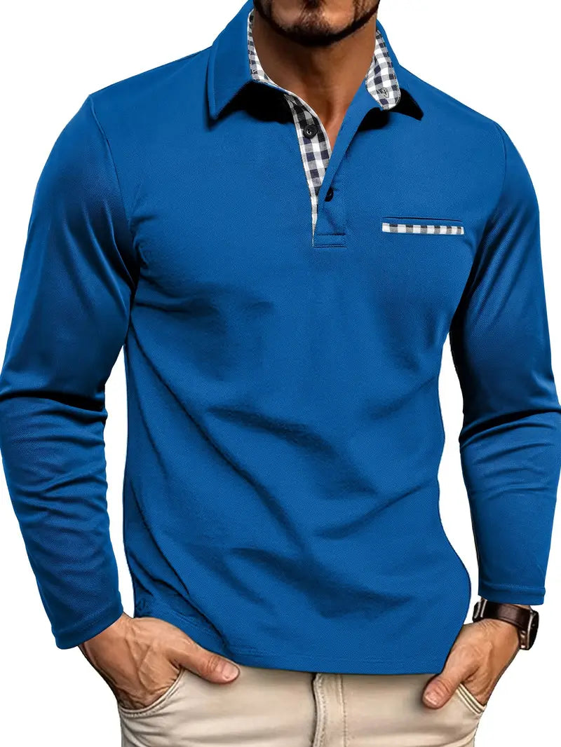 Ulf | Premium långärmad polo – bild 5