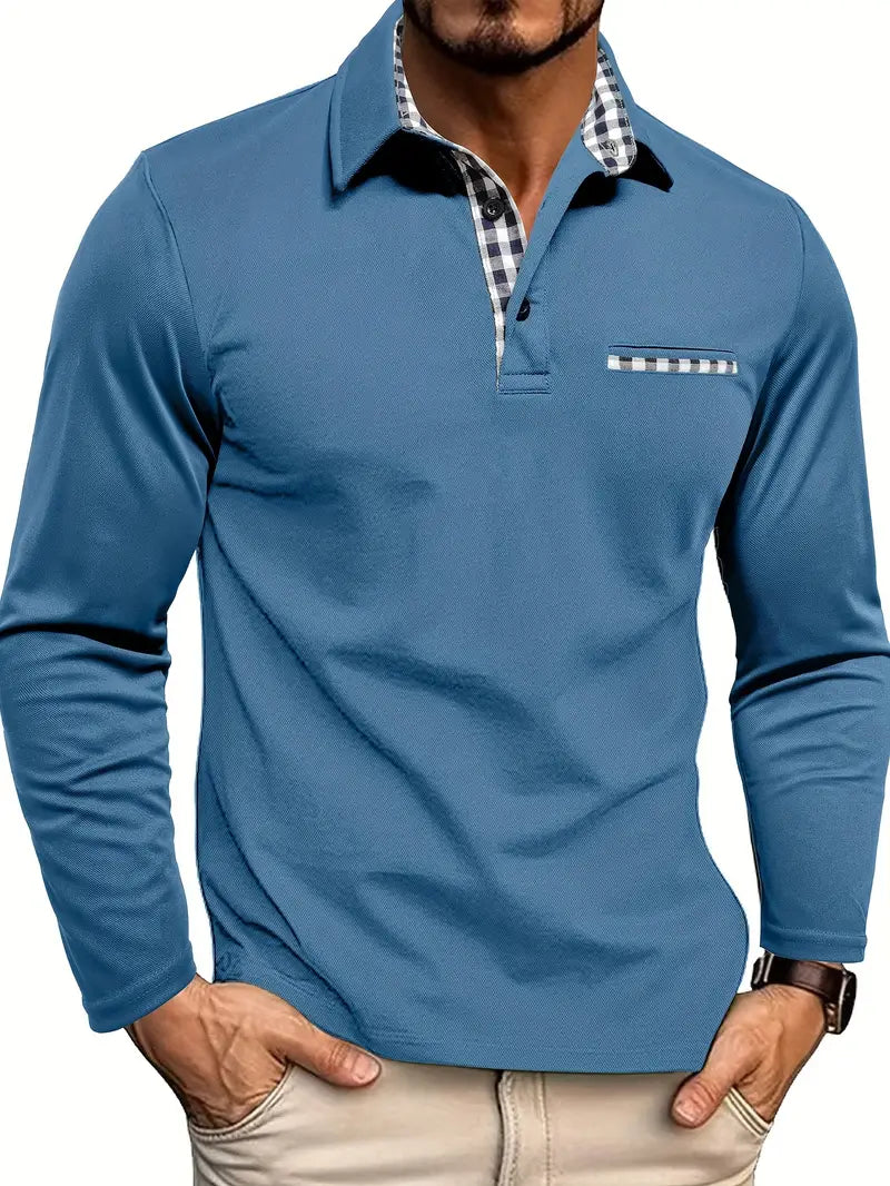 Ulf | Premium långärmad polo – bild 4
