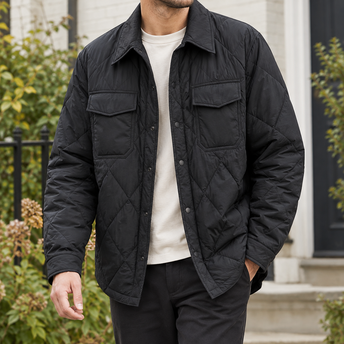 Duvelo - Vadderad Overshirt För Kallare Dagar