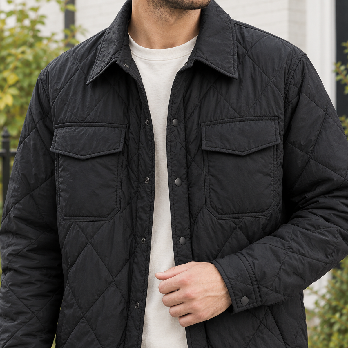 Duvelo - Vadderad Overshirt För Kallare Dagar – bild 2
