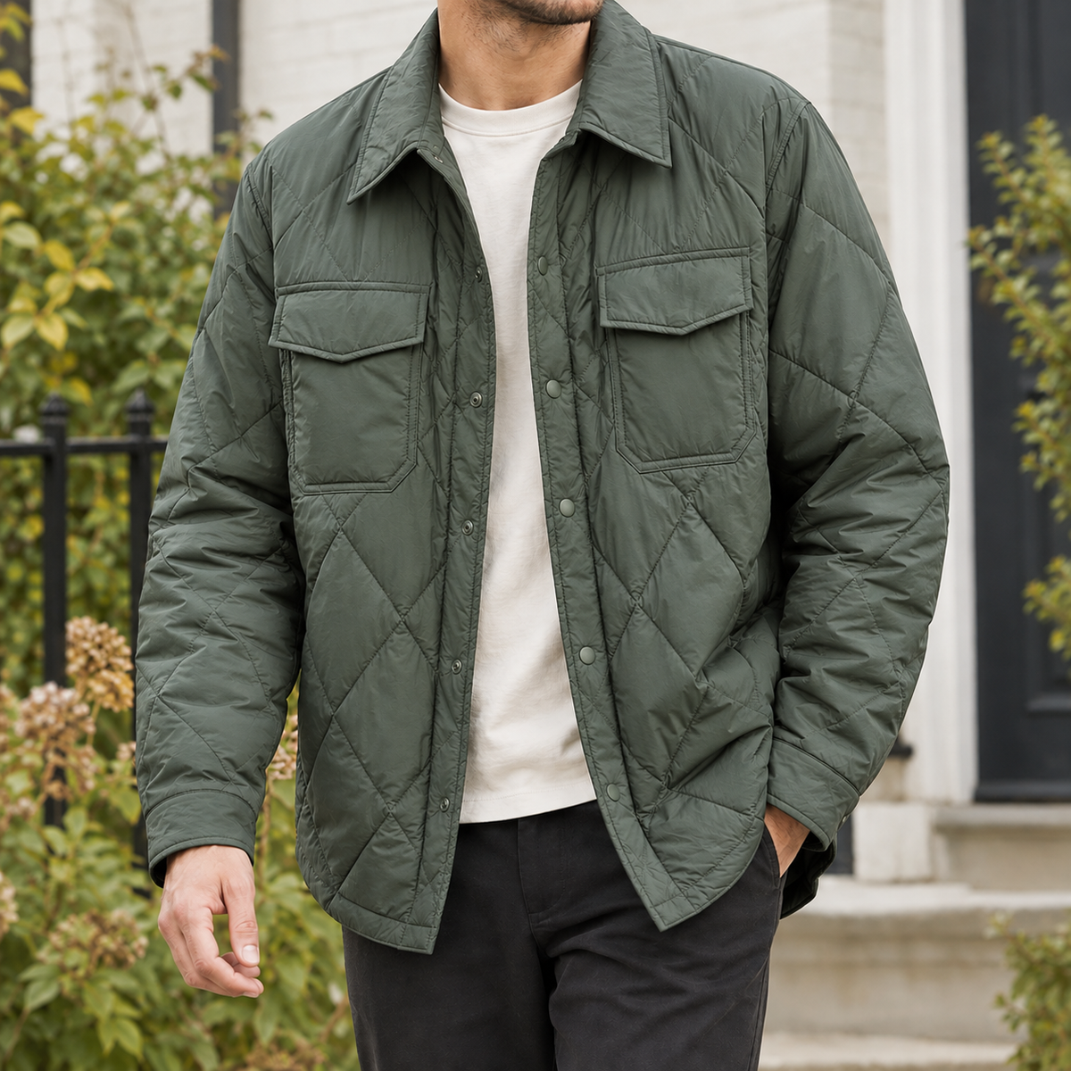 Duvelo - Vadderad Overshirt För Kallare Dagar – bild 4