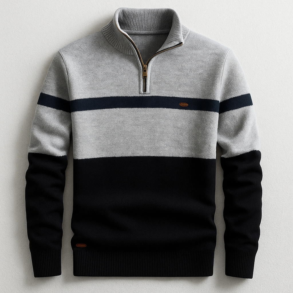 Halvik™ - Klassisk Halvzip-Tröja – bild 4