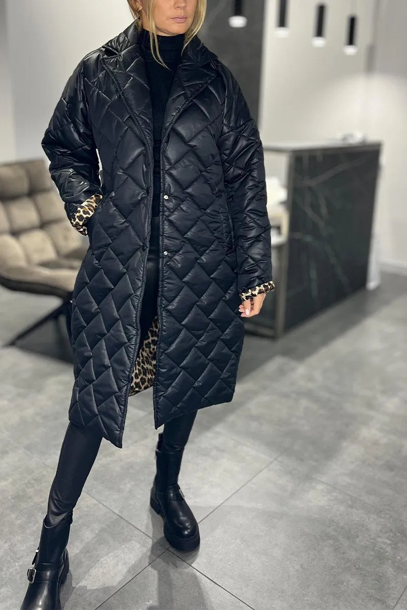 Svea | Elegant lång vinterjacka
