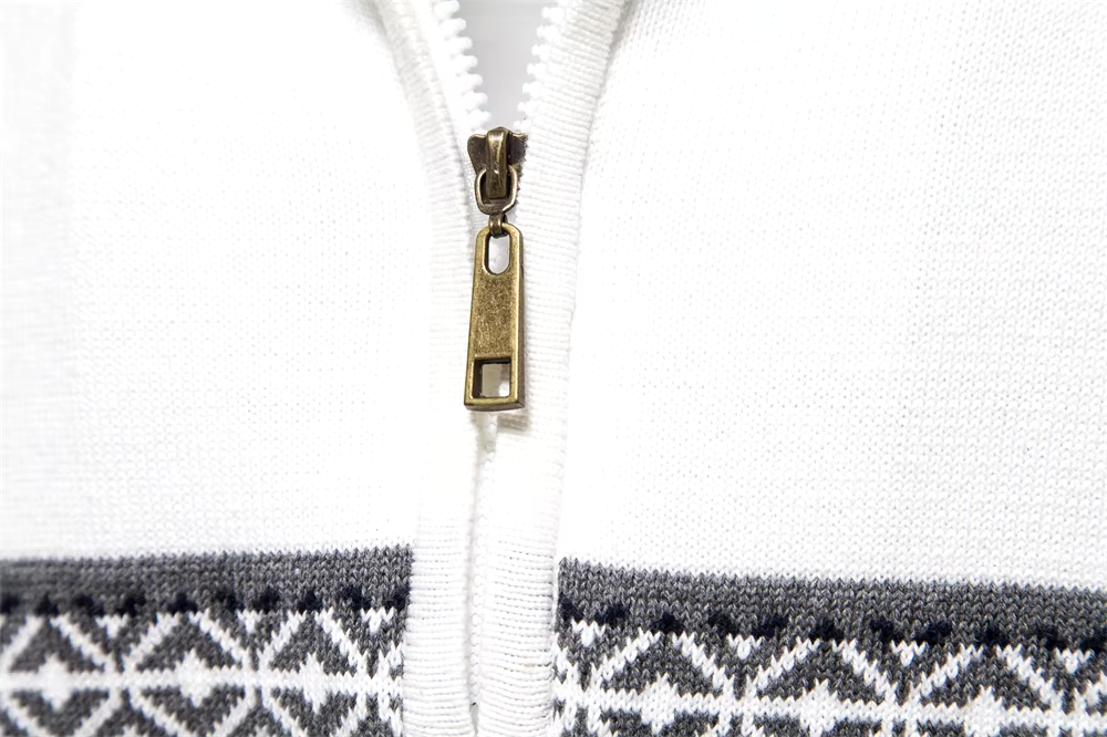 Kelvora - Half-Zip Mönstrad Tröja För Fritid – bild 6