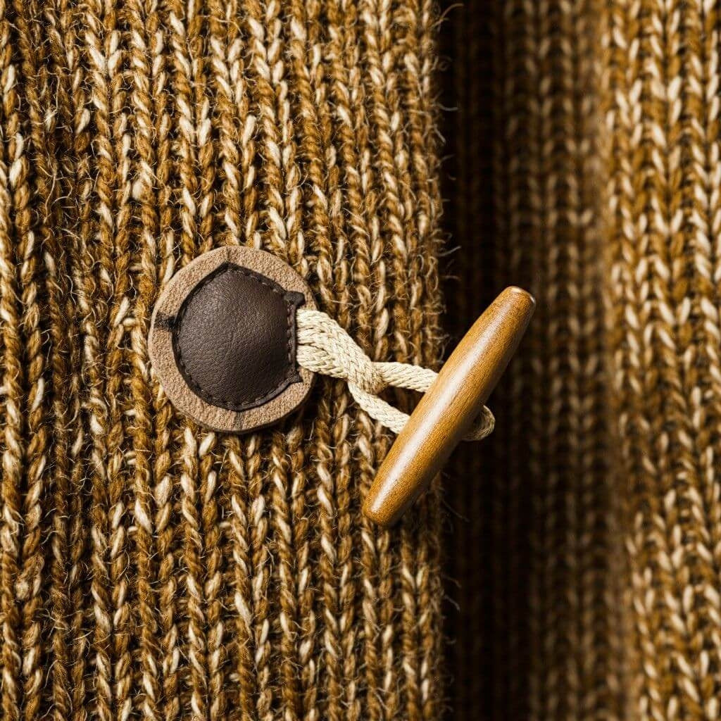 Lanetta - Stickad Cardigan Med Huva Casual Vardagsbruk – bild 7