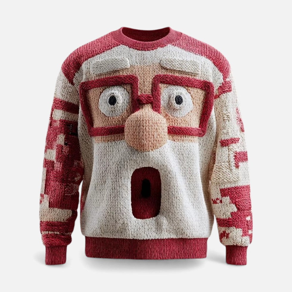 Pepparild - Jultröja herr mjukt material julmotiv bekväm passform fest – bild 2
