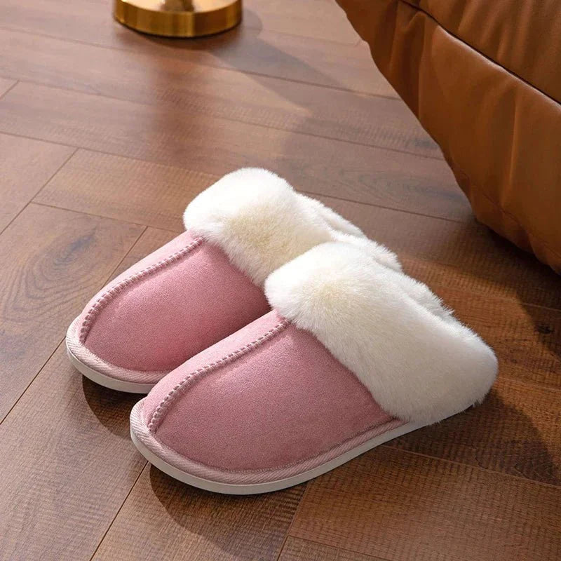 Plumera - Tofflor Unisex Pälsfodrade Halkfri Sula Hemmakväll – bild 3
