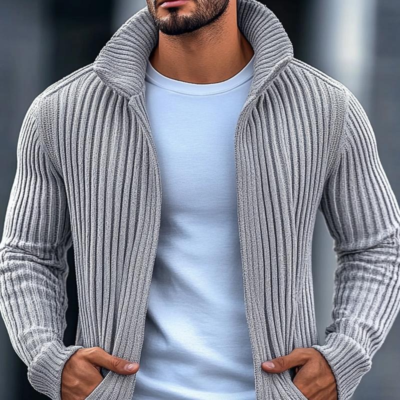 Milo Randig Stickad Cardigan