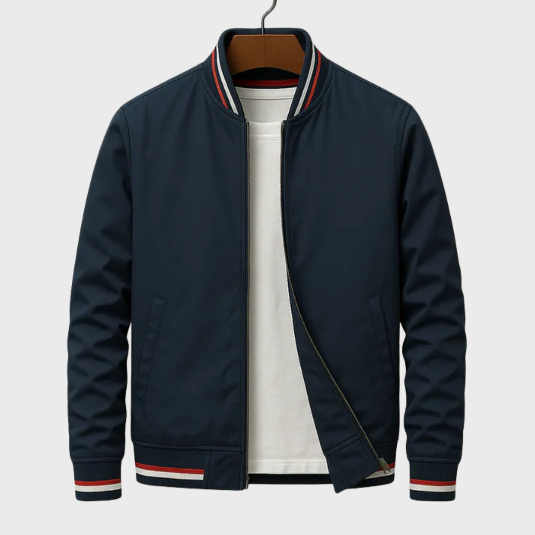 Maverick™ - Stilfull Randig Bomberjacka – bild 6