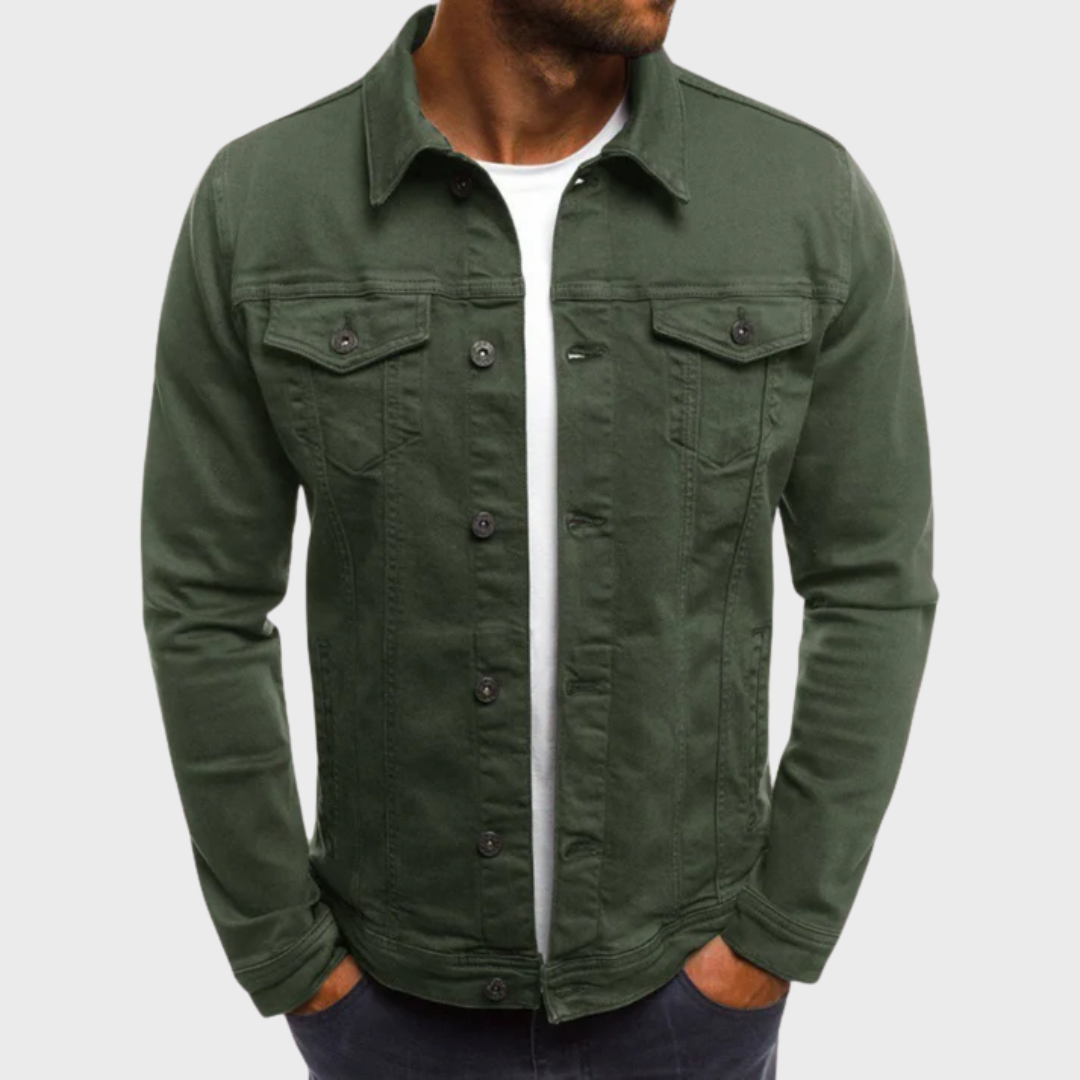 Anthony™ - Denimjacka med Skräddad Passform – bild 7