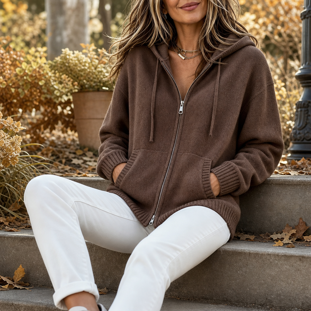 Sofira - Luvad Oversize-Cardigan För Avslappnad Vardag – bild 5